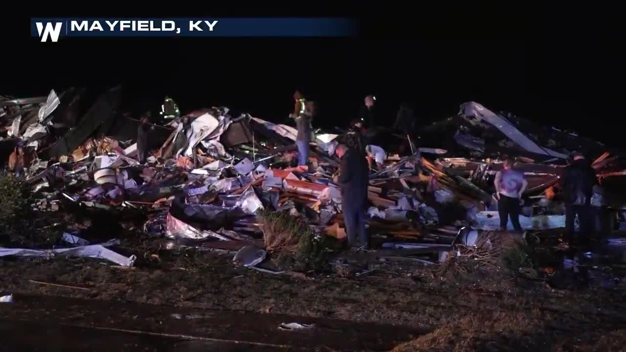 Tornado Rips Through Kentucky Taking Fifty