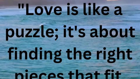 LOVE IS LIKE A # LOVE FACTS 2023