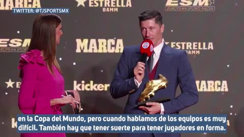 Robert Lewandowski CREE que Argentina y Polonia VENCERÁN a la Selección Mexicana en Qatar 2022