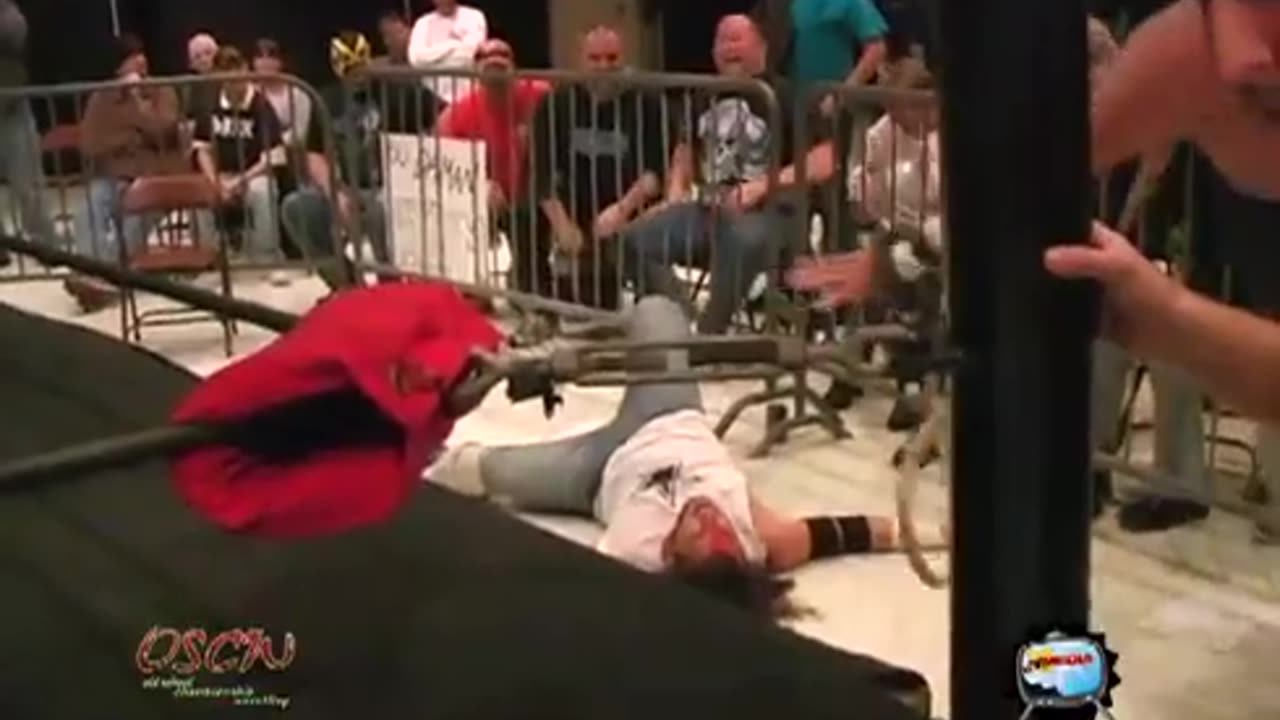 OSCW TV John Skyler vs Bob Keller Bull Rope Match