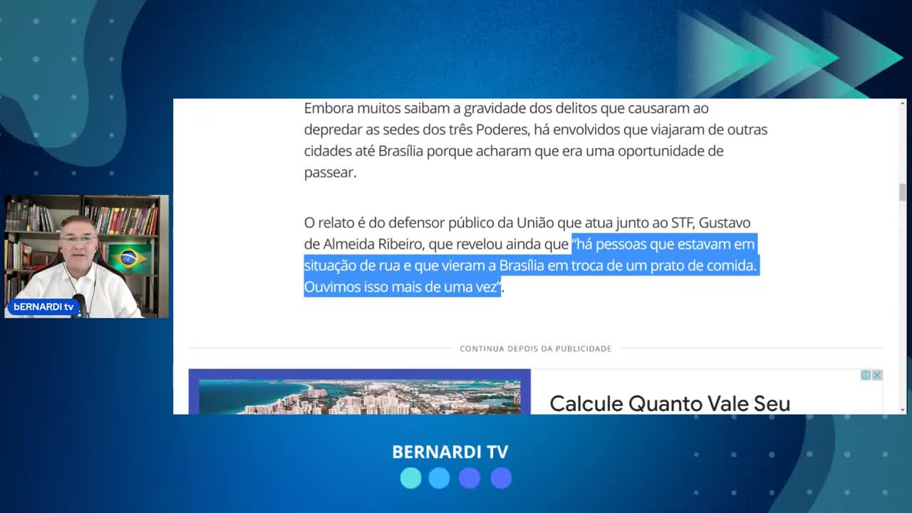 Mendigo preso. Terrorista?