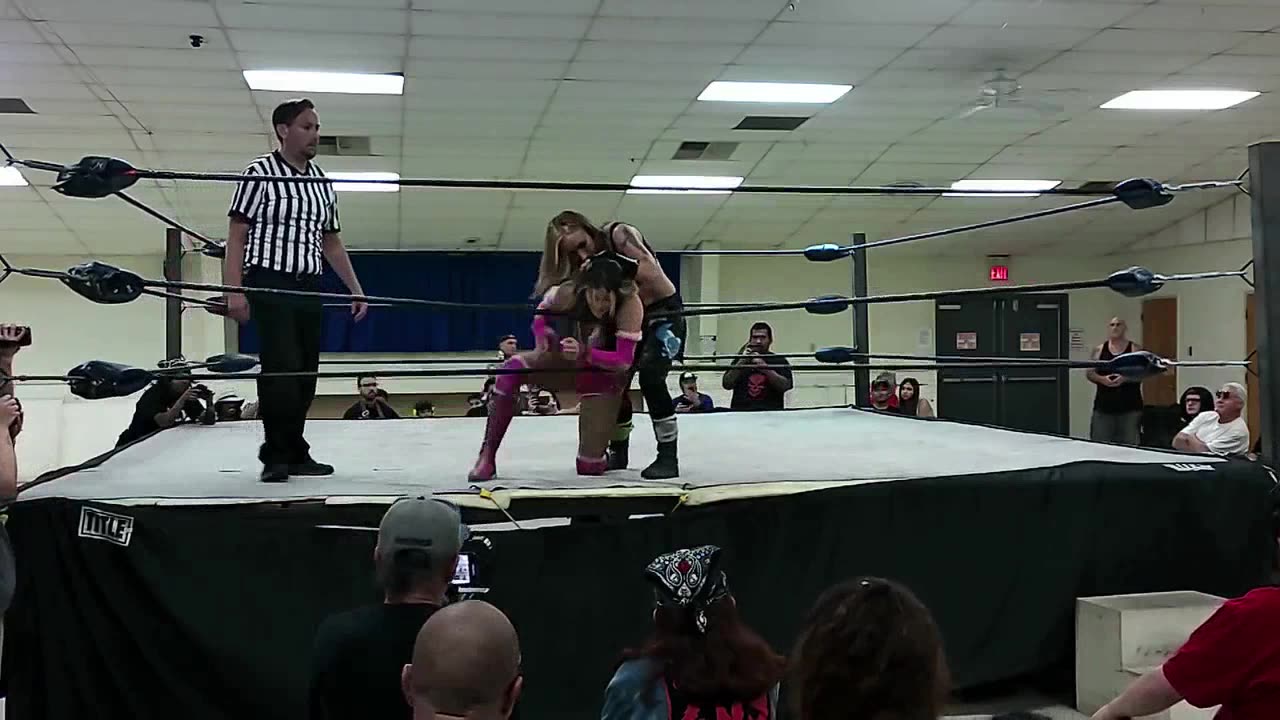 TWF Woman's title match: Christina Von Eerie vs Mighty Mayra "Port City Showdown"