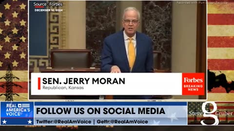 JERRY MORAN SEN R-KS - ALSO OPPOSES THE 1500 PAGE CR BUDGET- 2 mins.