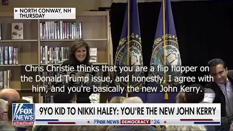 9-year-old disses Nikki Haley over ‘flip-flopping’ on Trump #shorts
