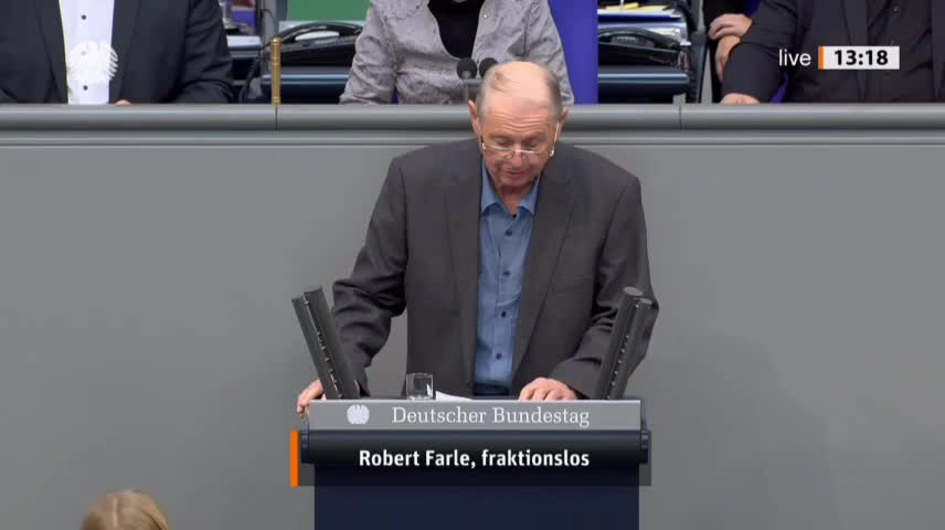 Übersterblichkeit nach Corona-Impfungen: Robert Farle spricht Klartext im Bundestag