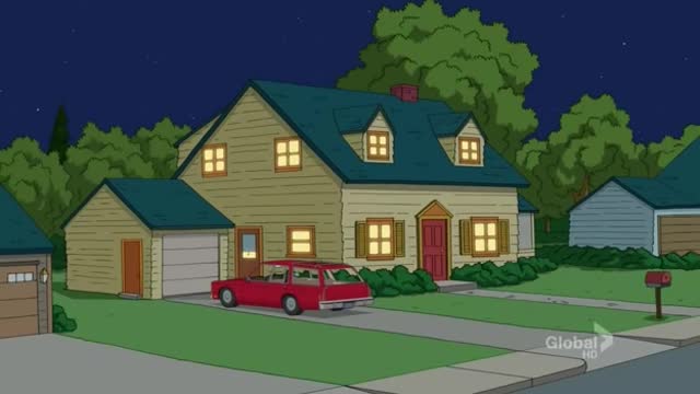 Family Guy - Peter falls down the stairs