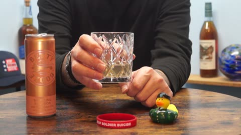 WO1 Albert Trudeau - Betty Booze Sparkling Bourbon with Peach Honey Mint RTD Cocktail Review