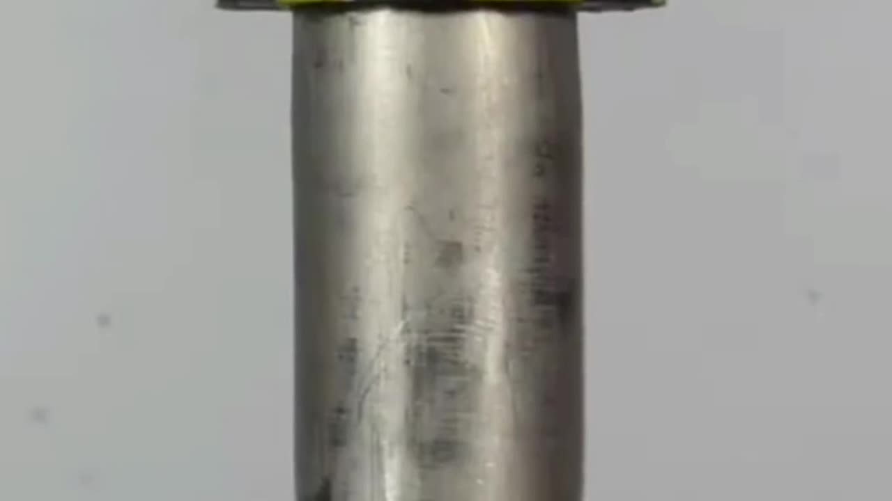 100 Ton press Vs Titanium #hydraulicpress #satisfying