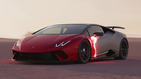 Car 3D colour changing effect