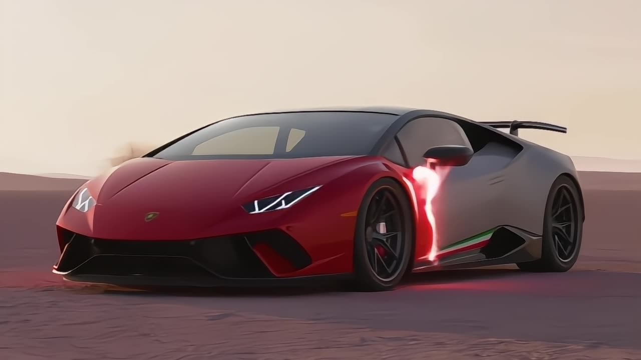 Car 3D colour changing effect