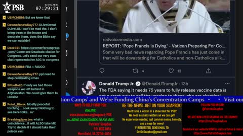 2021-12-09 07:00 EST - Patriots Soapbox AM: with LadyRWB , MykelJaye & DD