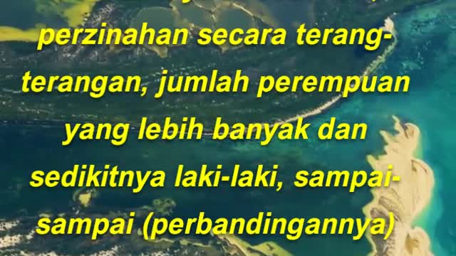 Sesungguhnya diantara tanda-tanda kiamat adalah sedikitnya ilmu dan merebaknya kebodohan
