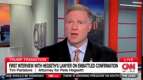Pete Hegseth's lawyer Tim Parlatore: on the record