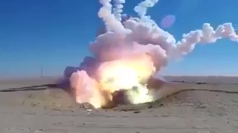 US soldiers destroying all the weapons and ammunition before leaving Afghanistan