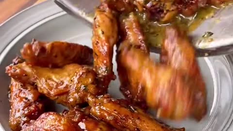Garlic lemon pepper wings