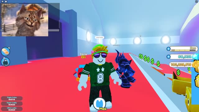 Noob With Full Team of Dominus Pets in Roblox Pet Simulator X