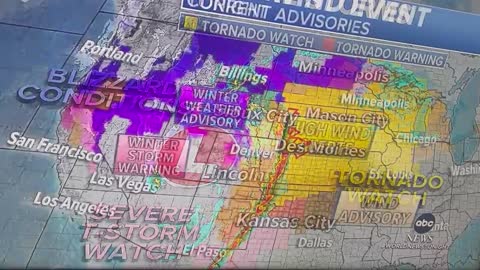 Rare tornado watch across several states