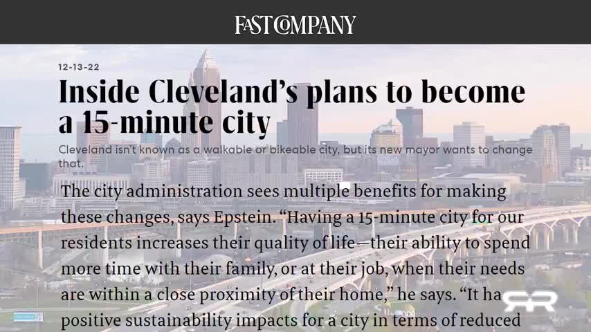15 MINUTE CITIES AND STOPPING YOUR RIGHT TO TRAVEL