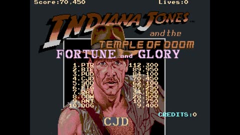 Indiana Jones and the Temple Of Doom (Arcade) -