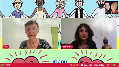 Université d'été 24-06 Tranches de vie & Inédite Sandrine Pertin écrivaine & Maj