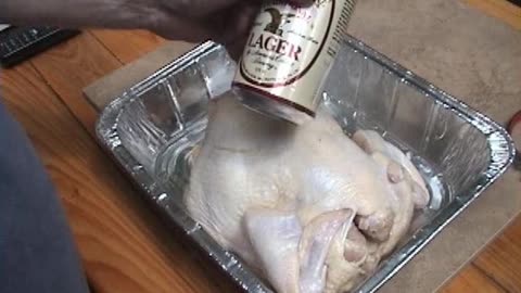 Beercan Chicken on the Big Green Egg featuring the SmokinGuitarPlayer