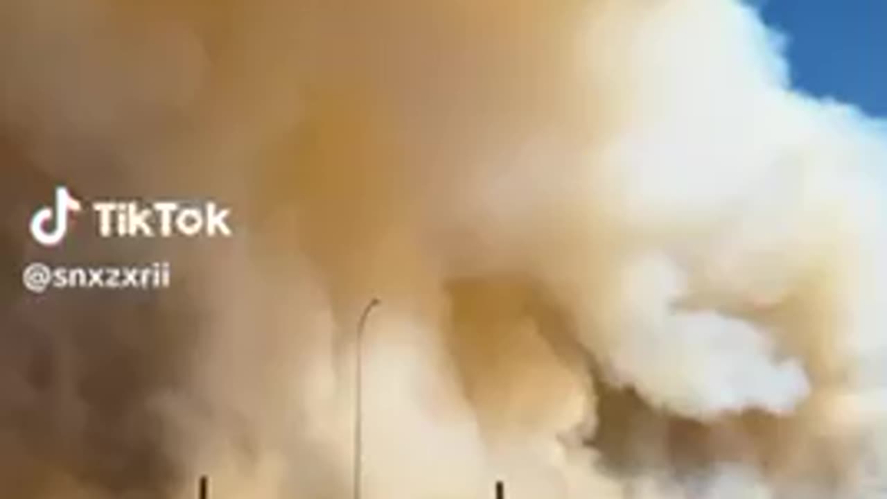 Large fire in Edmonton Alberta now