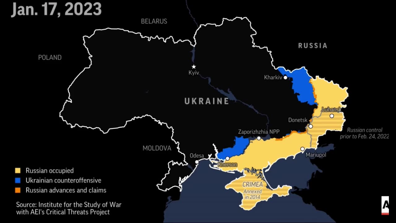Ukraine Russia War Map