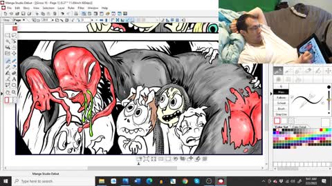Lee Davis Draws Coloring Gross Issue 2 Page 16 Part 2