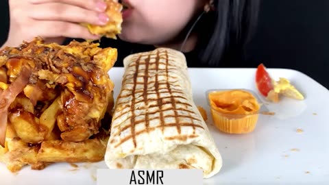 ASMR CHICKEN BURGER, CHICKEN BOWL, TACOS SHAWARMA