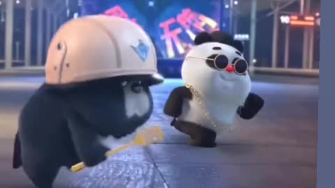 Funny panda
