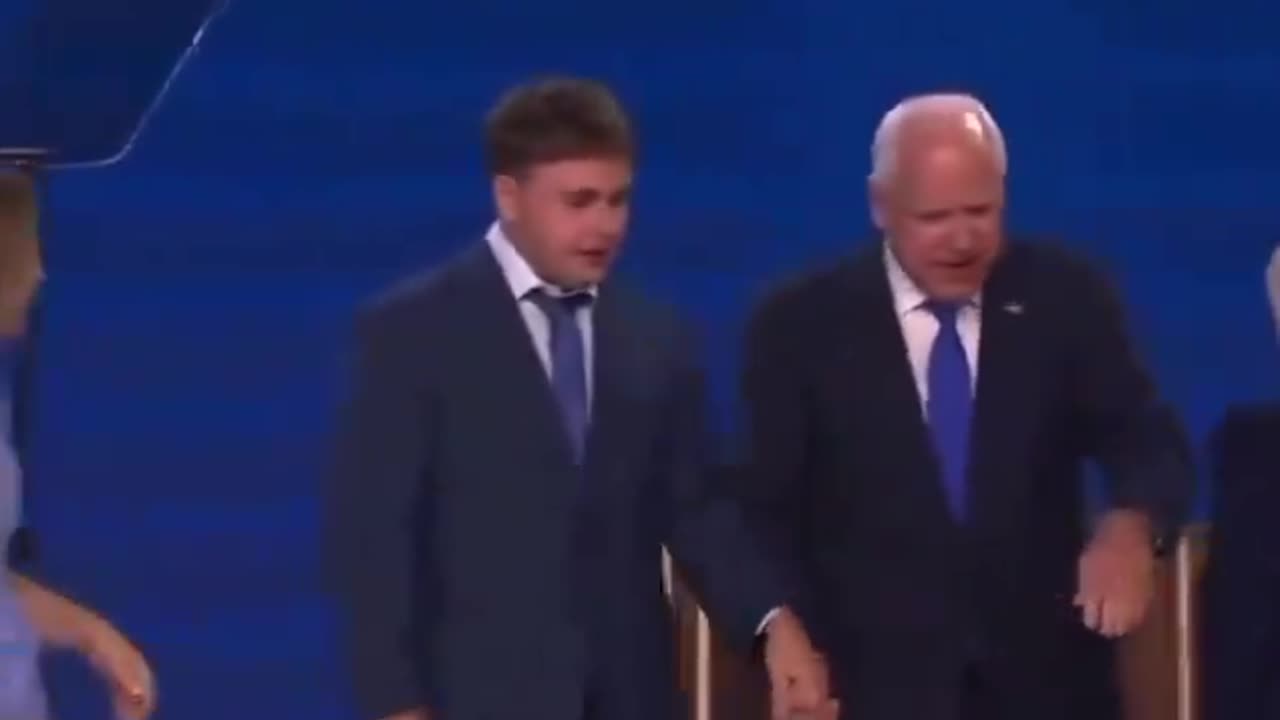 How Tim Walz treats his disabled son in public; imagine when not in public