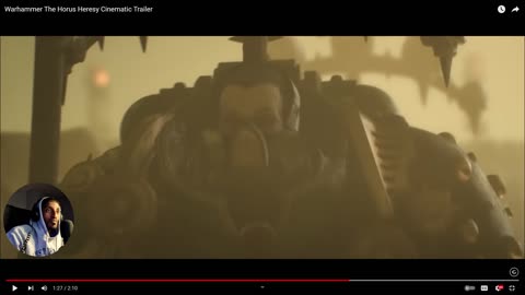 First time reacting to Warhammer: The Horus Heresy Cinematic Trailer ''Let the galaxy burn!''