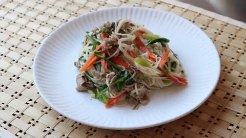 Abura Zomen Recipe (Stir fried Somen Noodle) - Japanese Cooking 101