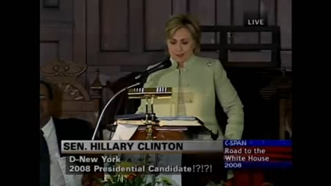 Hillary Clinton Impersonates Black Preacher