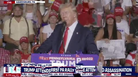 Trump: "Did you like my mugshot?...It's the #1 selling mugshot in history"