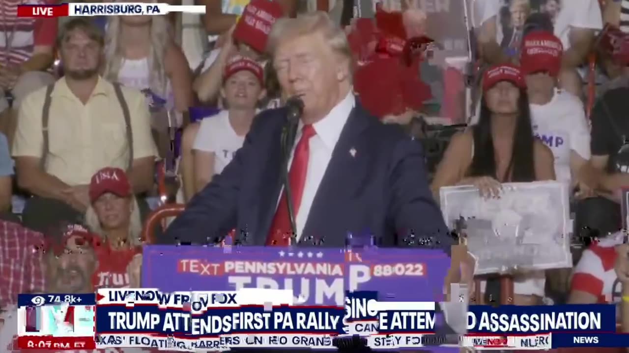 Trump: "Did you like my mugshot?...It's the #1 selling mugshot in history"