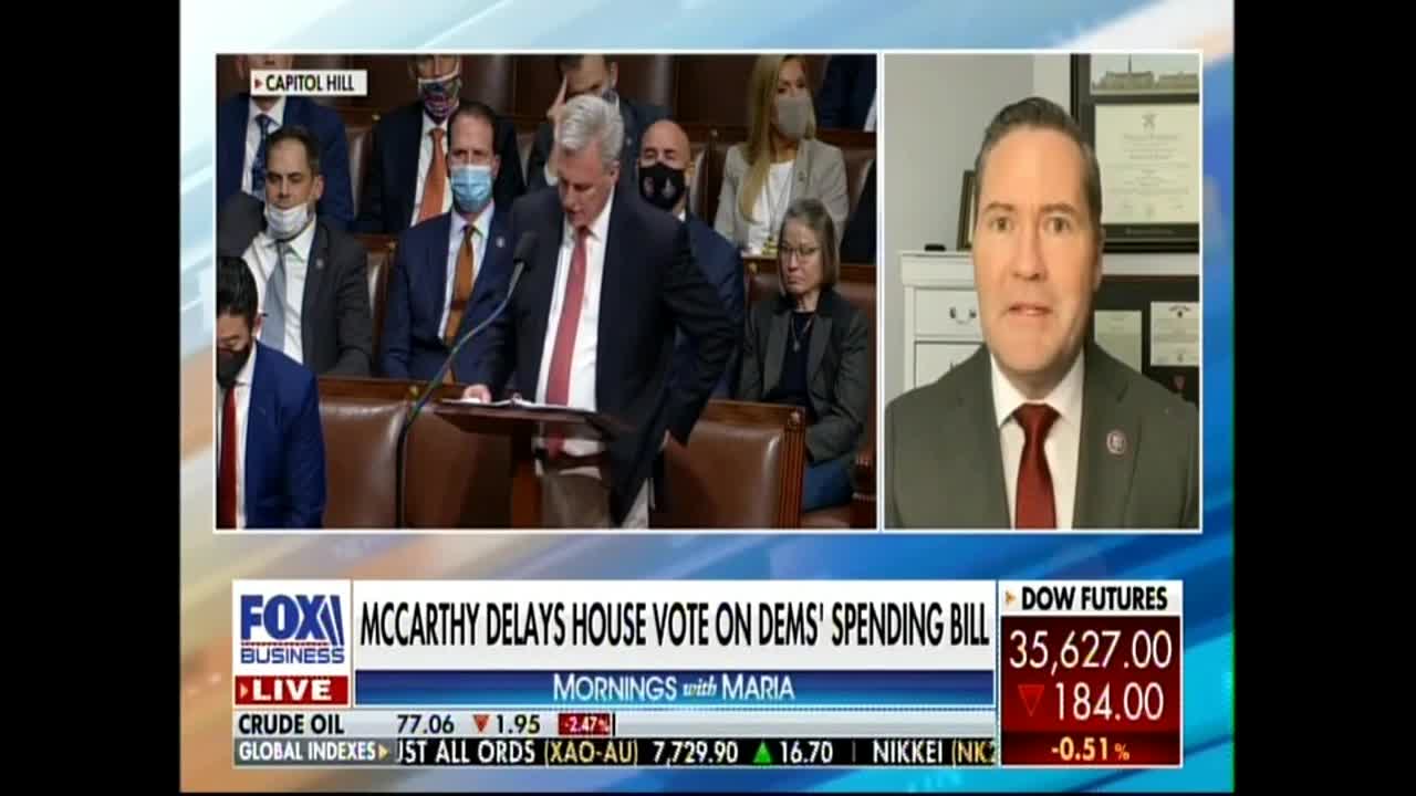 Mornings With Maria Bartiromo 2021-11-19 Michael Waltz (R)Florida Build Back Better Bill China