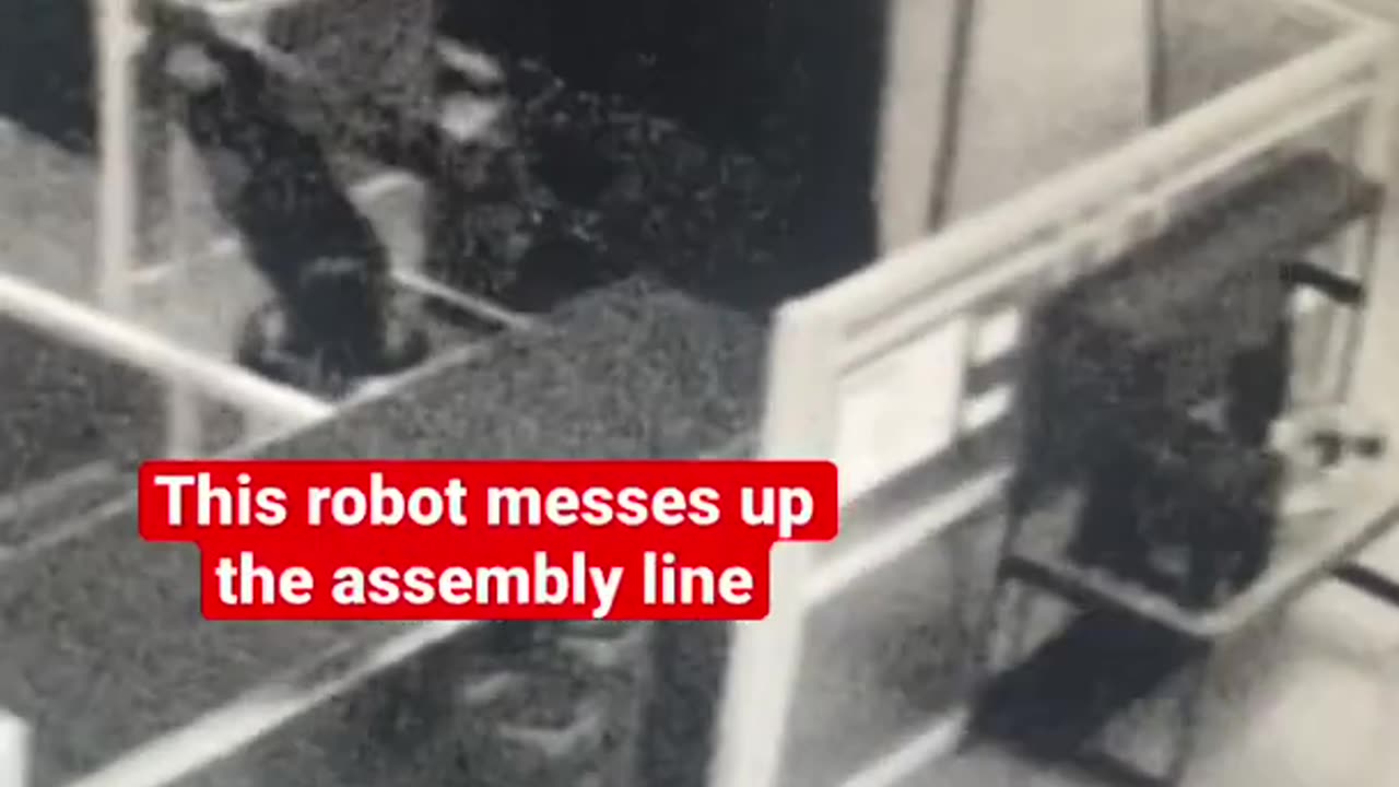 Robot Attacks Factory Worker