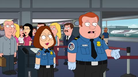 Family Guy - Meg Works at the Airport