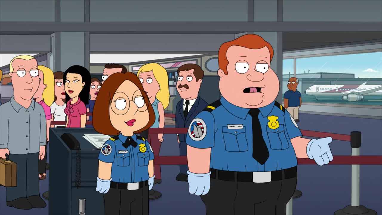 Family Guy - Meg Works at the Airport