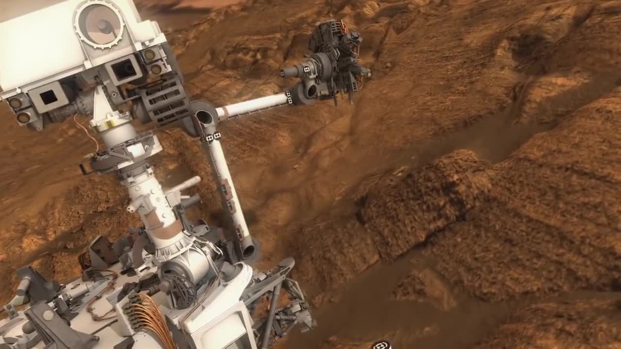 Mars Science Laboratory Curiosity Rover Animation