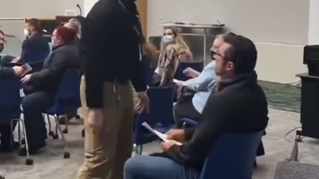 Private Security Assaults Maskless Parent At Board Of Education Meeting In NY