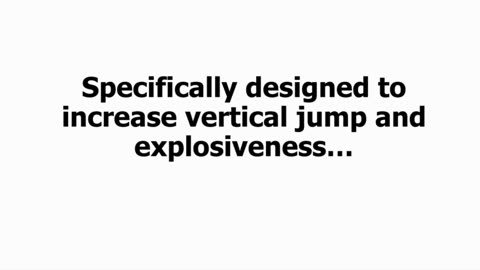Vertical Jump Training Program