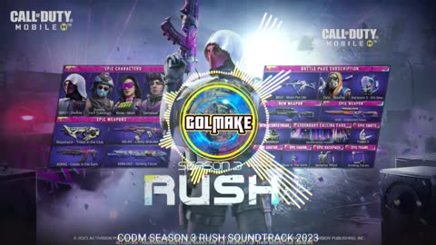 CALL OF DUTY MOBILE - SEASON 3 - RUSH - SOUNDTRACK - 2023 - CODM