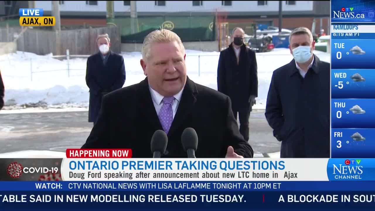 Doug Ford on Freedom Convoy in Ottawa