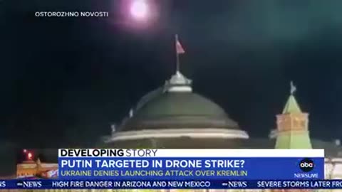 POTIN TARGETED IN DRONE STRIKE?
