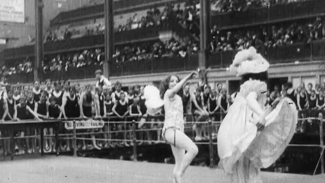 Cupid & Psyche Dance (1897 Original Black & White Film)
