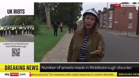 Sky News Pans From Knife-Wielding Group To Maintain 'Far Right British Thuggery' Narrative
