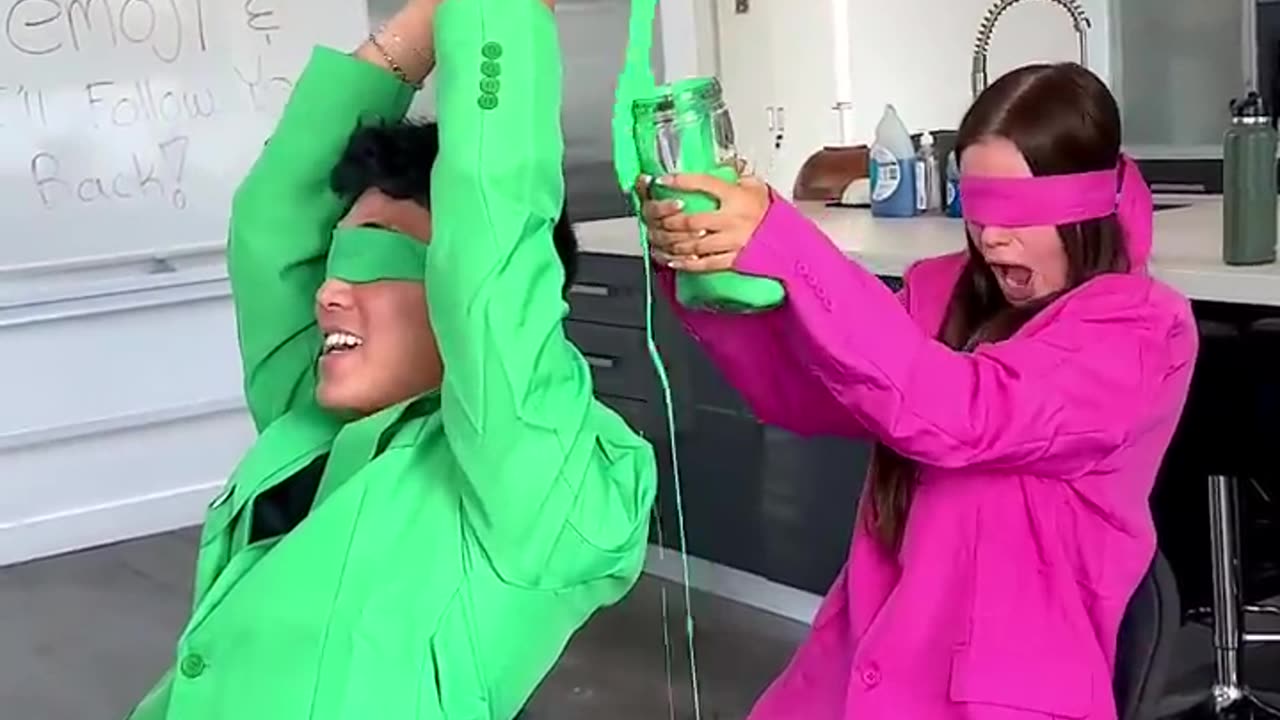 Pour Challenge With SLIME ... IT WORKED!