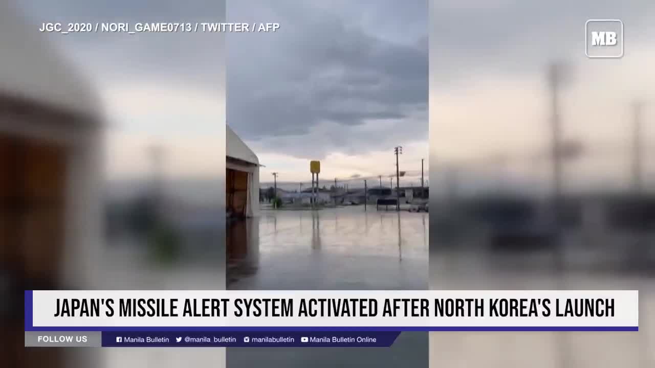 Japan's missile alert system activated after North Korea's launch